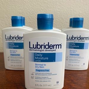 Lubriderm Daily Moisture Body Lotion Fragrance-Free Bundle